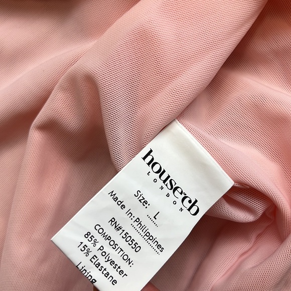 NEW! HOUSE OF CB DEVA OMBRE MINI DRESS, SIZE LARGE 1077 - Picture 8 of 8